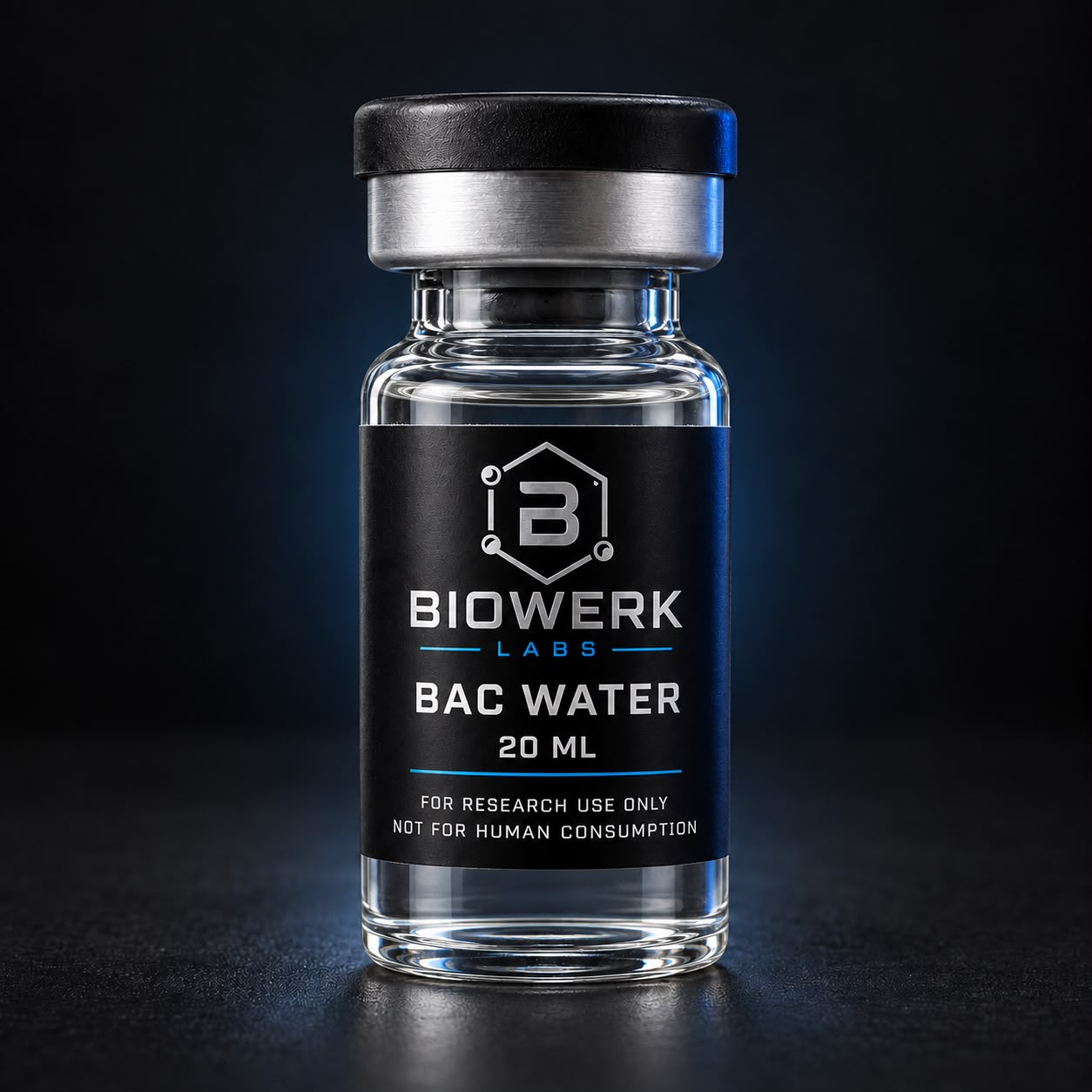Biowerk Labs bacteriostatic water 20 ml research vial